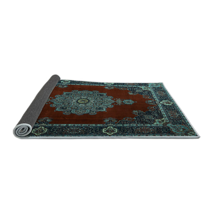 Sideview of Persian Light Blue Traditional Rug, tr2276lblu