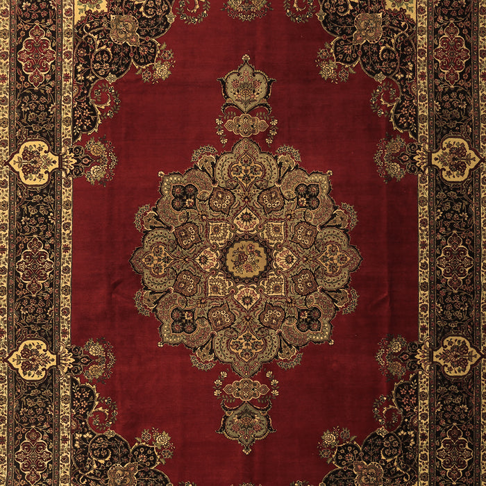 Machine Washable Persian Brown Traditional Rug, wshtr2276brn
