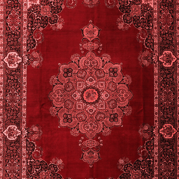 Machine Washable Persian Red Traditional Rug, wshtr2276red