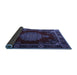 Sideview of Persian Blue Traditional Rug, tr2276blu