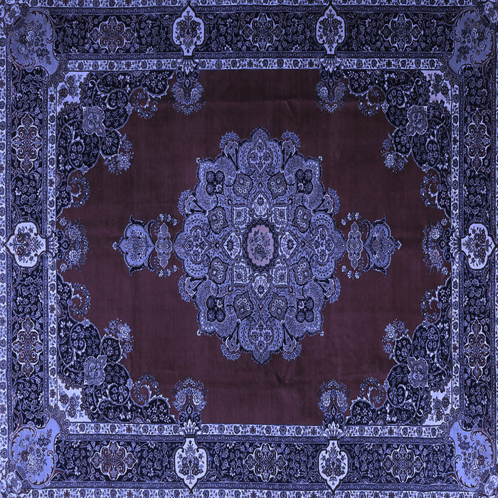 Square Persian Blue Traditional Rug, tr2276blu