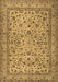 Machine Washable Persian Brown Traditional Rug, wshtr2277brn