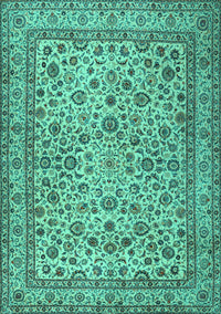 Persian Turquoise Traditional Rug, tr2277turq