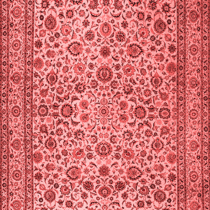 Machine Washable Persian Red Traditional Rug, wshtr2277red