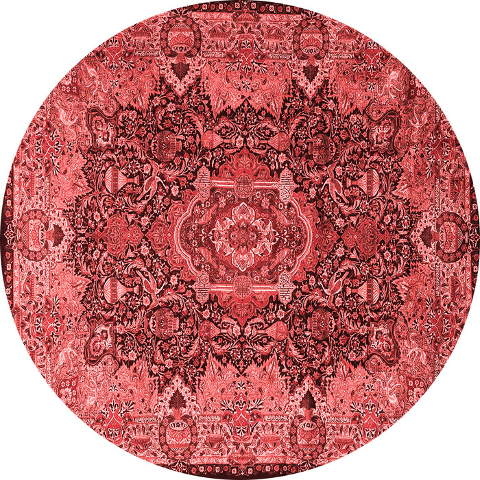 Machine Washable Persian Red Traditional Rug, wshtr2278red