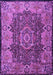 Machine Washable Persian Purple Traditional Area Rugs, wshtr2278pur