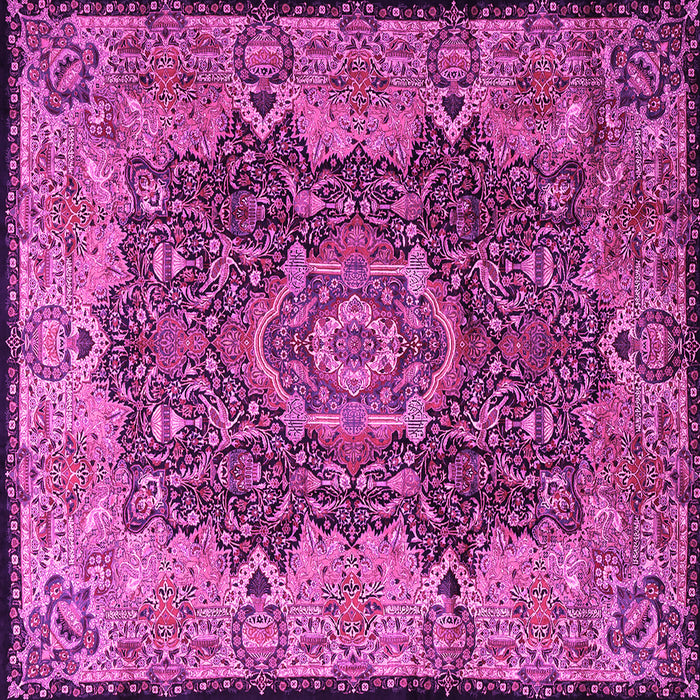 Square Persian Pink Traditional Rug, tr2278pnk