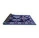 Sideview of Persian Blue Traditional Rug, tr2279blu