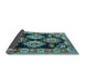 Sideview of Persian Light Blue Traditional Rug, tr2279lblu