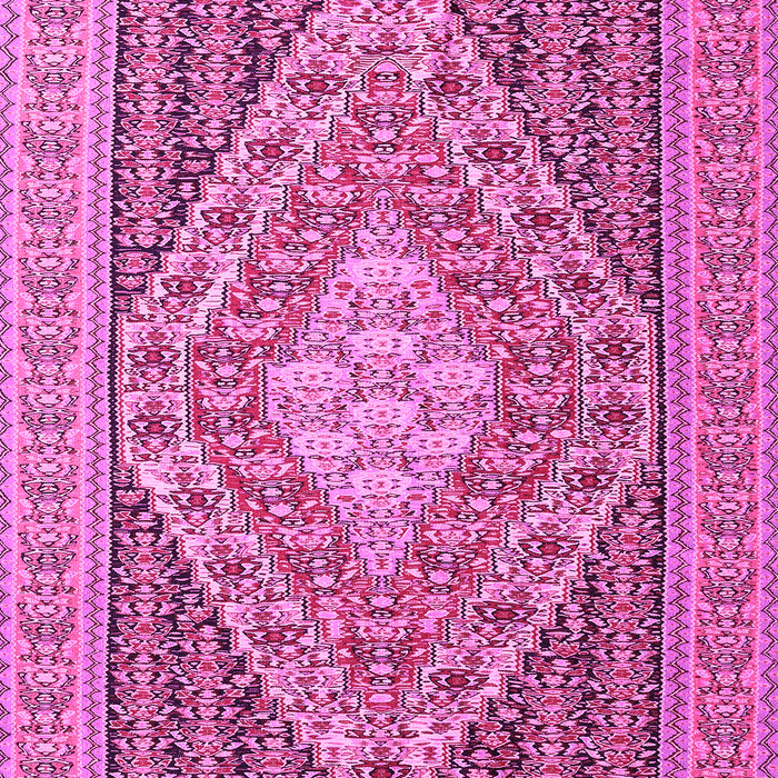 Medallion Pink Traditional Rug, tr227pnk