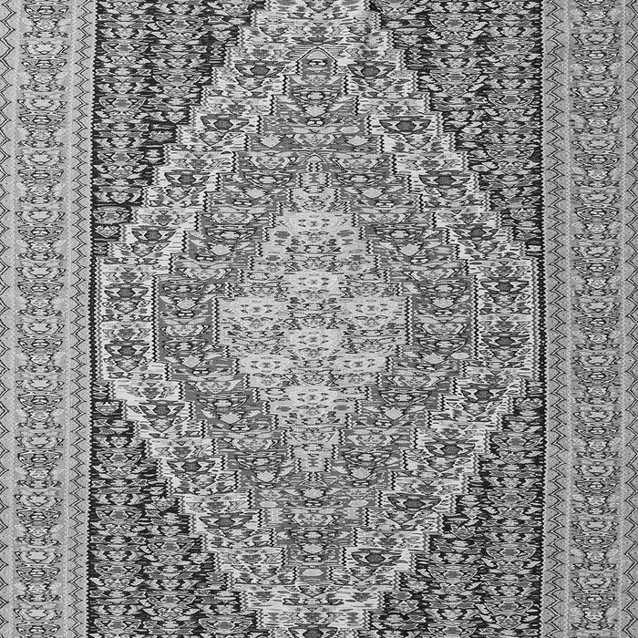 Medallion Gray Traditional Rug, tr227gry