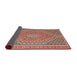 Sideview of Traditional Fire Brick Red Southwestern Rug, tr228