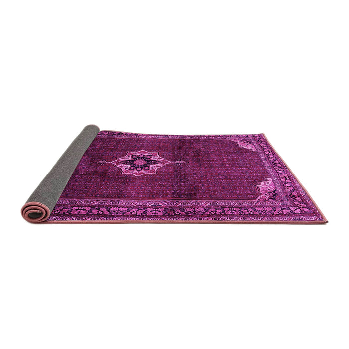 Sideview of Persian Pink Traditional Rug, tr2280pnk