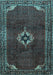 Machine Washable Persian Light Blue Traditional Rug, wshtr2280lblu