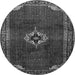 Square Persian Gray Traditional Rug, tr2280gry