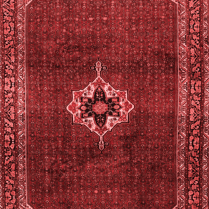 Machine Washable Persian Red Traditional Rug, wshtr2280red