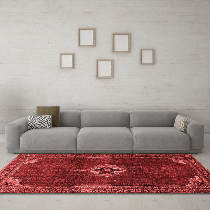 Traditional Red Washable Rugs