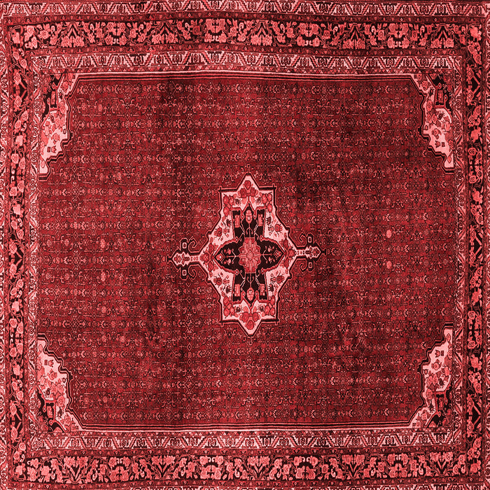 Machine Washable Persian Red Traditional Rug, wshtr2280red