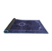 Sideview of Persian Blue Traditional Rug, tr2280blu