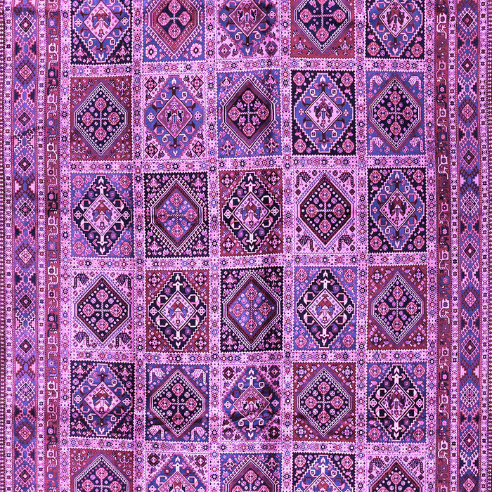 Machine Washable Persian Purple Traditional Area Rugs, wshtr2281pur