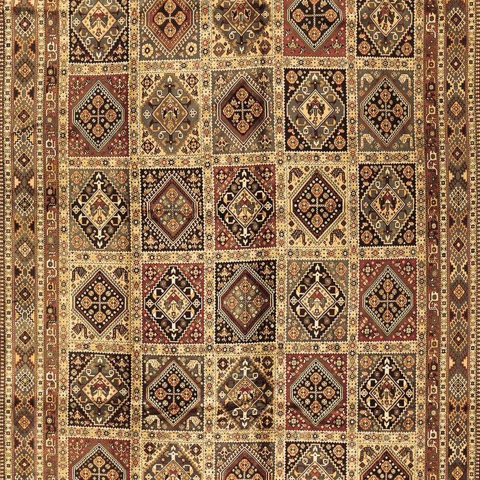 Machine Washable Persian Brown Traditional Rug, wshtr2281brn