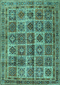 Persian Turquoise Traditional Rug, tr2281turq