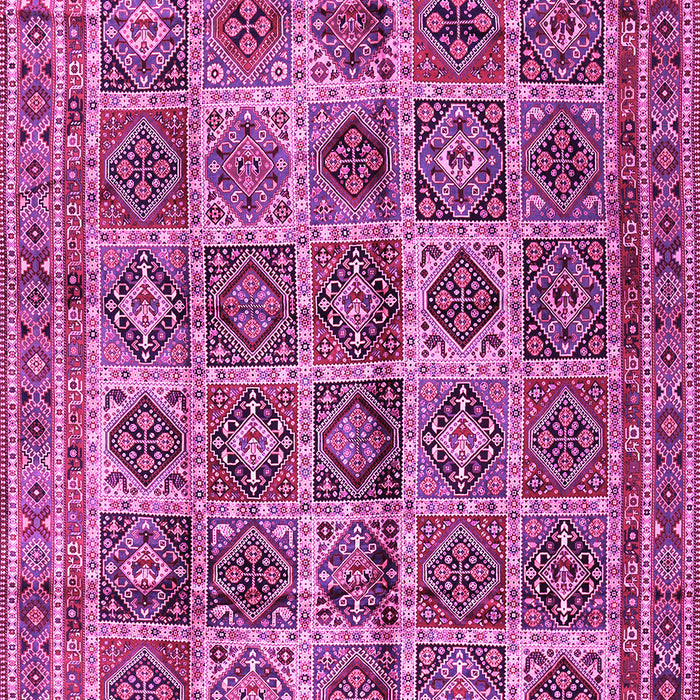 Machine Washable Persian Pink Traditional Rug, wshtr2281pnk