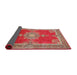 Sideview of Traditional Light Copper Gold Persian Rug, tr2282