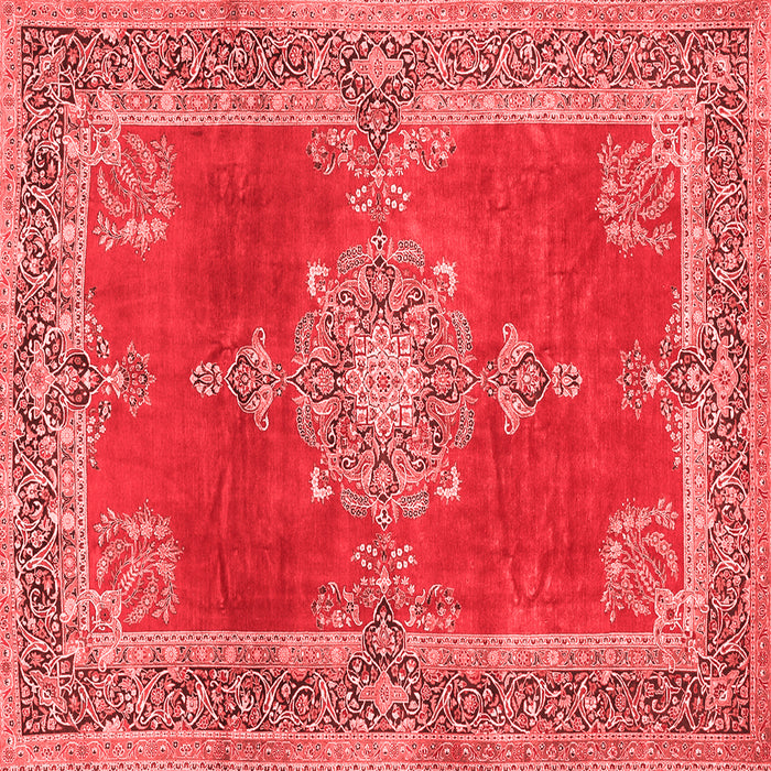 Machine Washable Persian Red Traditional Rug, wshtr2282red