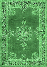 Persian Emerald Green Traditional Rug, tr2282emgrn