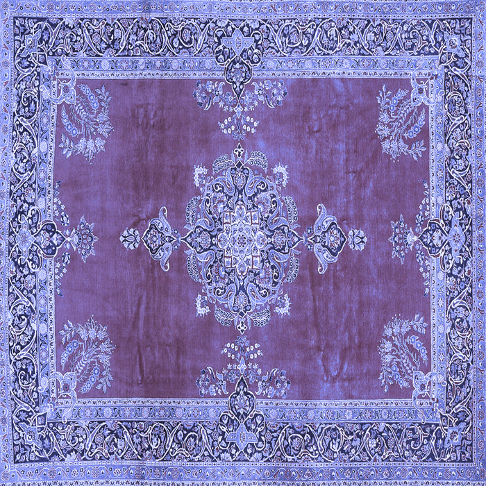 Square Persian Blue Traditional Rug, tr2282blu