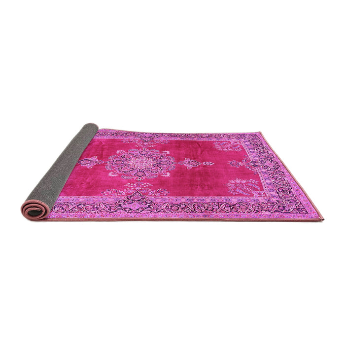 Sideview of Persian Pink Traditional Rug, tr2282pnk