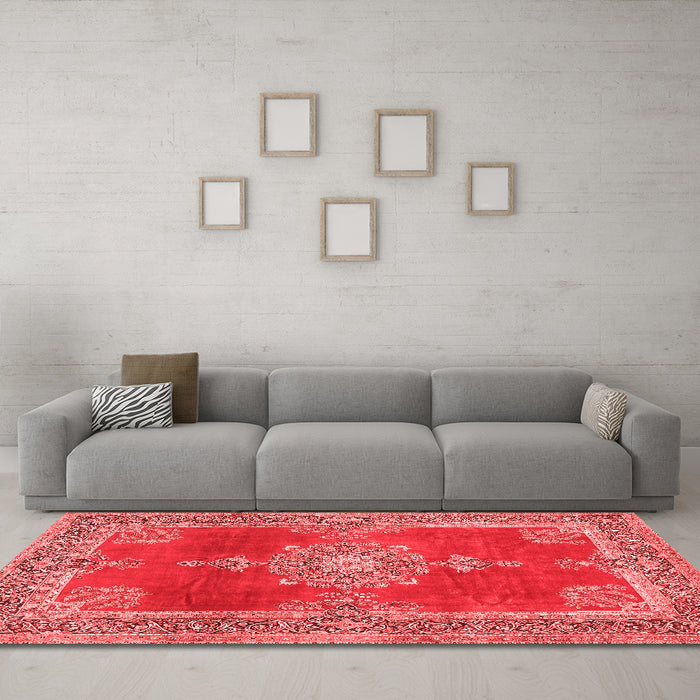 Traditional Red Washable Rugs