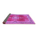 Sideview of Persian Purple Traditional Rug, tr2282pur