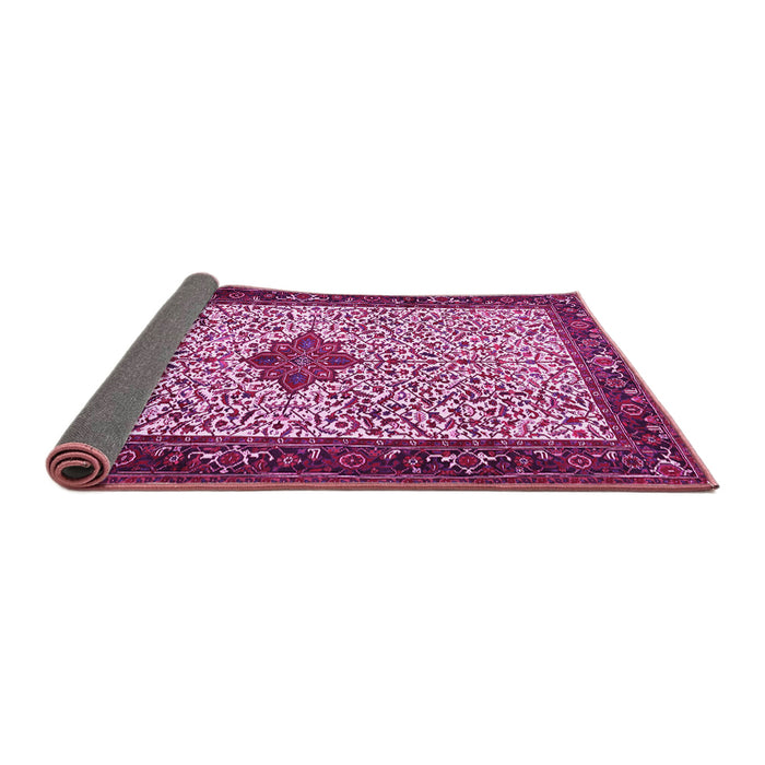 Sideview of Persian Pink Traditional Rug, tr2283pnk
