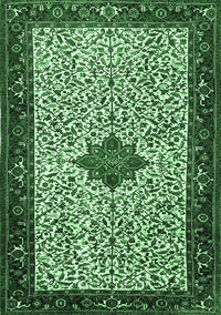 Persian Emerald Green Traditional Rug, tr2283emgrn