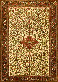 Persian Yellow Traditional Rug, tr2283yw