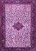 Machine Washable Persian Purple Traditional Area Rugs, wshtr2283pur