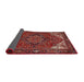 Sideview of Traditional Rust Pink Persian Rug, tr2284