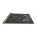 Sideview of Machine Washable Persian Light Blue Traditional Rug, wshtr2284lblu