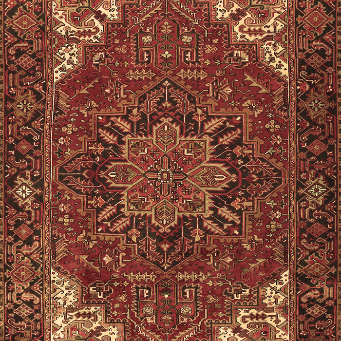 Machine Washable Persian Brown Traditional Rug, wshtr2284brn