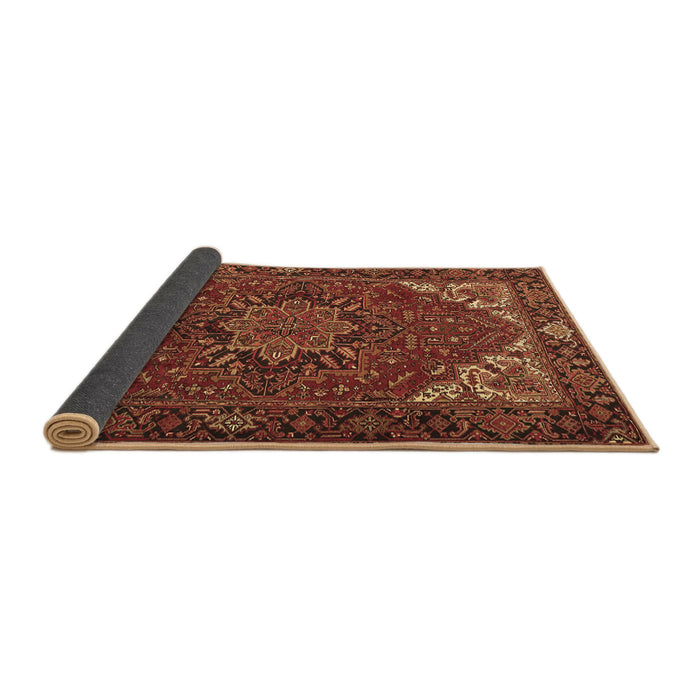 Sideview of Persian Brown Traditional Rug, tr2284brn
