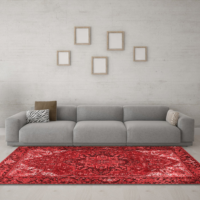 Traditional Red Washable Rugs