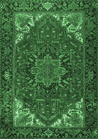 Persian Emerald Green Traditional Rug, tr2284emgrn