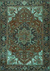 Persian Turquoise Traditional Rug, tr2284turq