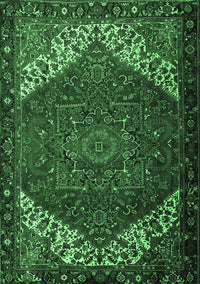 Persian Emerald Green Traditional Rug, tr2285emgrn