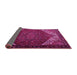 Sideview of Persian Pink Traditional Rug, tr2285pnk