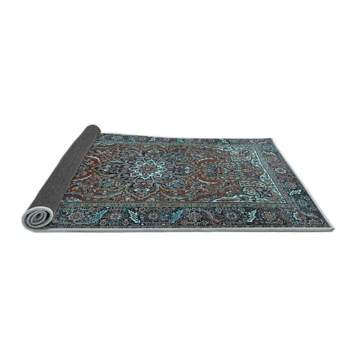 Sideview of Persian Light Blue Traditional Rug, tr2286lblu