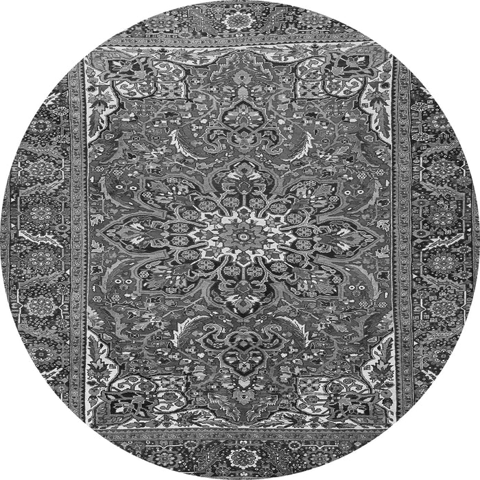 Square Persian Gray Traditional Rug, tr2286gry