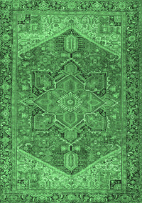 Persian Emerald Green Traditional Rug, tr2287emgrn